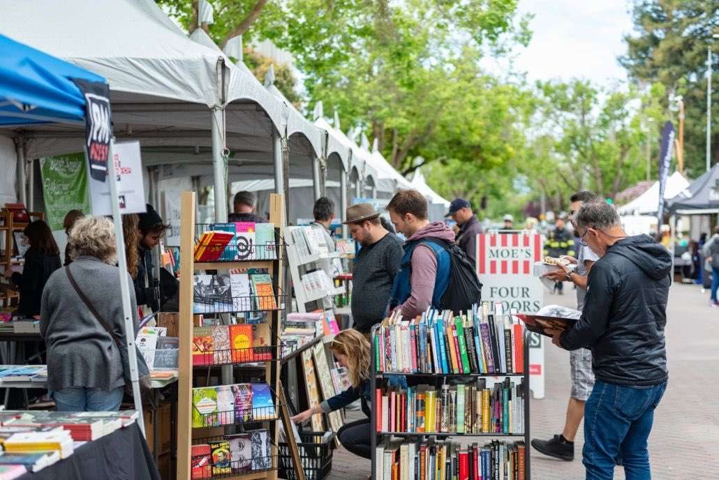 The 9th annual @BayBookFest returns to @dwntwnberkeley on May 6 & 7, and this year all daytime programming is entirely free to attend! #baybookfest #bayareabookfestival #berkeley #bayarea #eastbay #bookevents #bookishlife