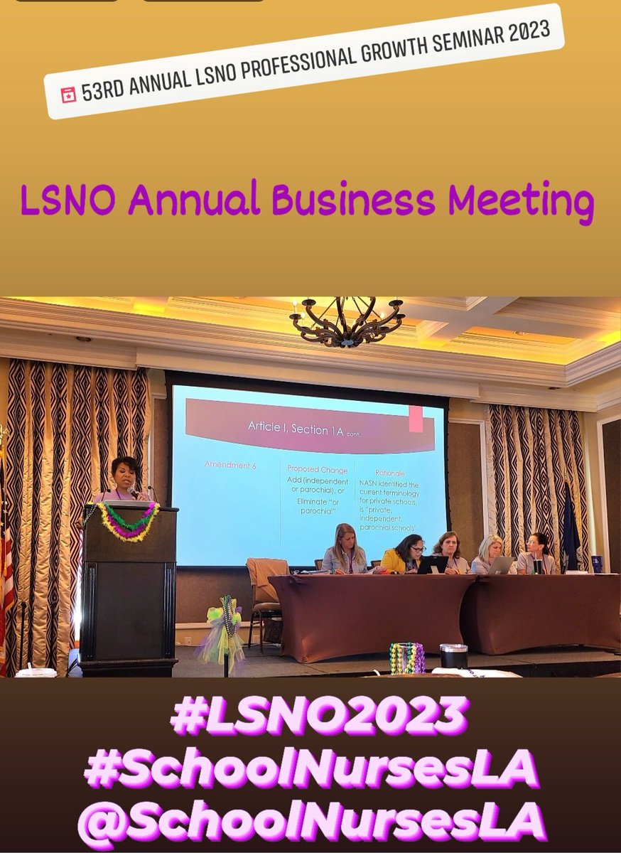 Louisiana School Nurse Organization tweet media