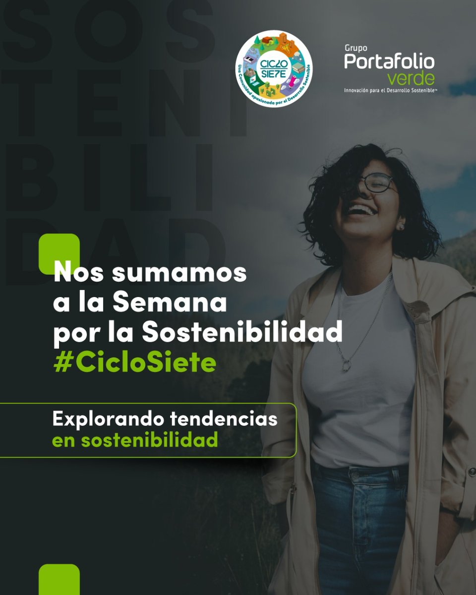 ¿Cuáles son las prácticas que están marcando el mundo de la sostenibilidad? 🌳
La exploración hace parte de nuestro ADN 🧬, por eso en la Semana por la Sostenibilidad #CicloSiete te estaremos contando cómo se mezclan estas tendencias con cada una de las temáticas de <a href="/ciclo_siete/">#CicloSiete</a>