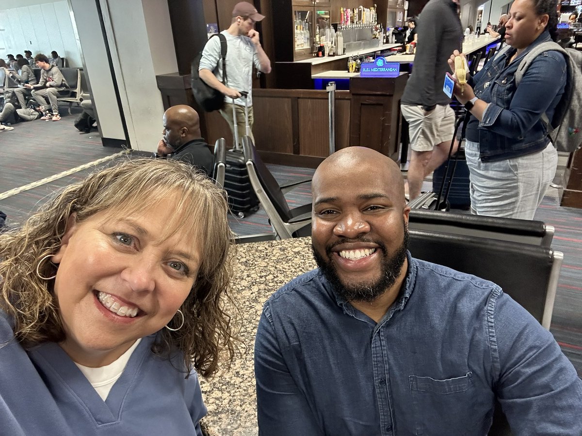 Meeting a new friend headed to PreAP NFI! Excited to meet more new friends,  see some old friends, &amp; learning! 
<a href="/DougSBoard/">Doug Waugh</a> <a href="/slgharris19/">Shawn Harris</a> @mmhumphrey71 <a href="/Mr_Guiot/">Jeff</a> #PreAP #NFI2023