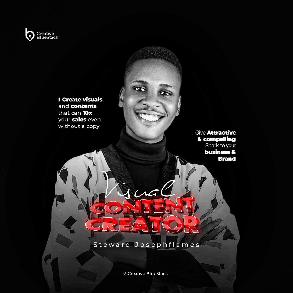 Cr8tiveBluestac's tweet photo. Are you looking for professional and affordable graphic design services to take your brand to the next level? Look no further!
#freelance #Designs #Creativedesigner #Visualcontentcreator #ContentCreator https://t.co/BJOcd5MI4c