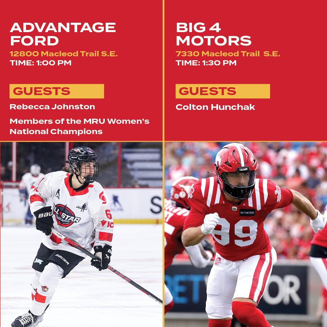 FlamesFdn's tweet photo. This Friday, our friends @flamessportbank are hosting an equipment drive at all seven of their Calgary Flames Sports Bank drop-off locations! 

Stop by with your gently used sports equipment to support local youth in need, and for a chance to meet CSEC celebrities! 🔥🔥 https://t.co/GYgJ19Y6wv
