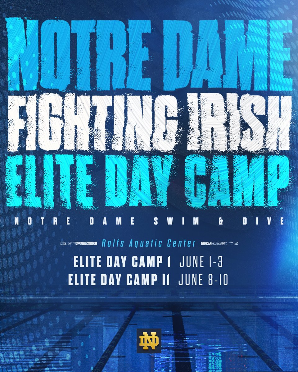 NDSwimDive's tweet photo. Summertime = camp time! Secure your spot for our 2023 camp today!

🔗: https://t.co/cHBDh5PRux https://t.co/Qd5N7PtkkK