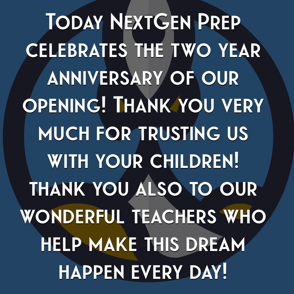 Happy Anniversary!
NextGenPrep.com 
#KansasCity #KCMO #KansasCityMO #KClocal #KC #PrairieVillage #Leawood #OverlandPark #BestOfKC #Preschool #Prek #Infant #Toddler #EarlyChildhoodEducation #EarlyLearning #NextGenPrep