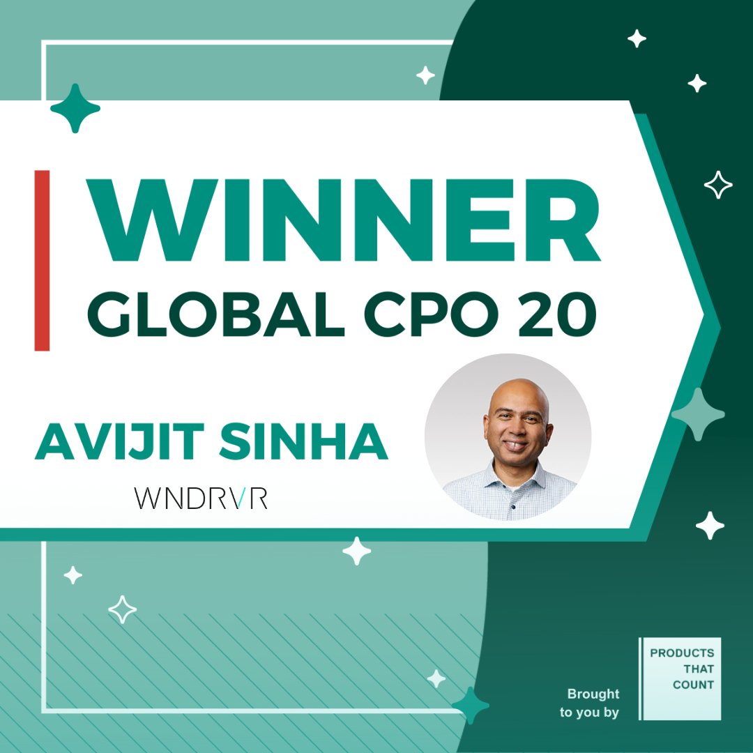 A well-deserved congratulations to our Avijit Sinha for being named a top 20 global Chief Product Officer!  bit.ly/41mVJKm

#globalCPO20 #CPO #chiefproductofficer #productleader