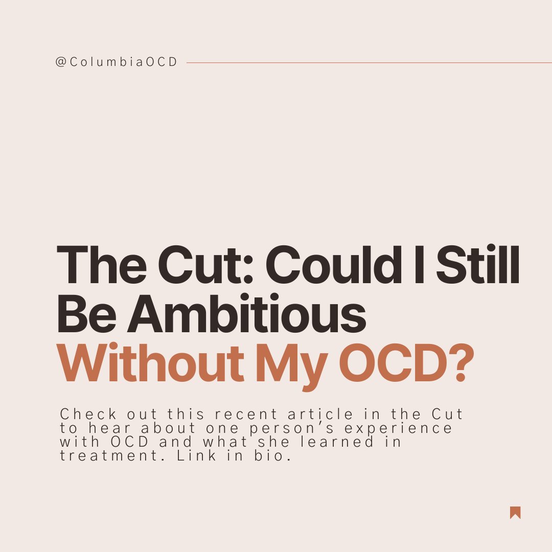 Click the link in our bio to read the full article! 
--
#ocd #ocdawareness #mentalhealth #columbia #nyspi #ocdart #research #psychiatry #psychology #brainhealth #obsessivecompulsivedisorder #cbt #exrp #obsession #compulsion #intrusivethoughts #treatment #exposure
