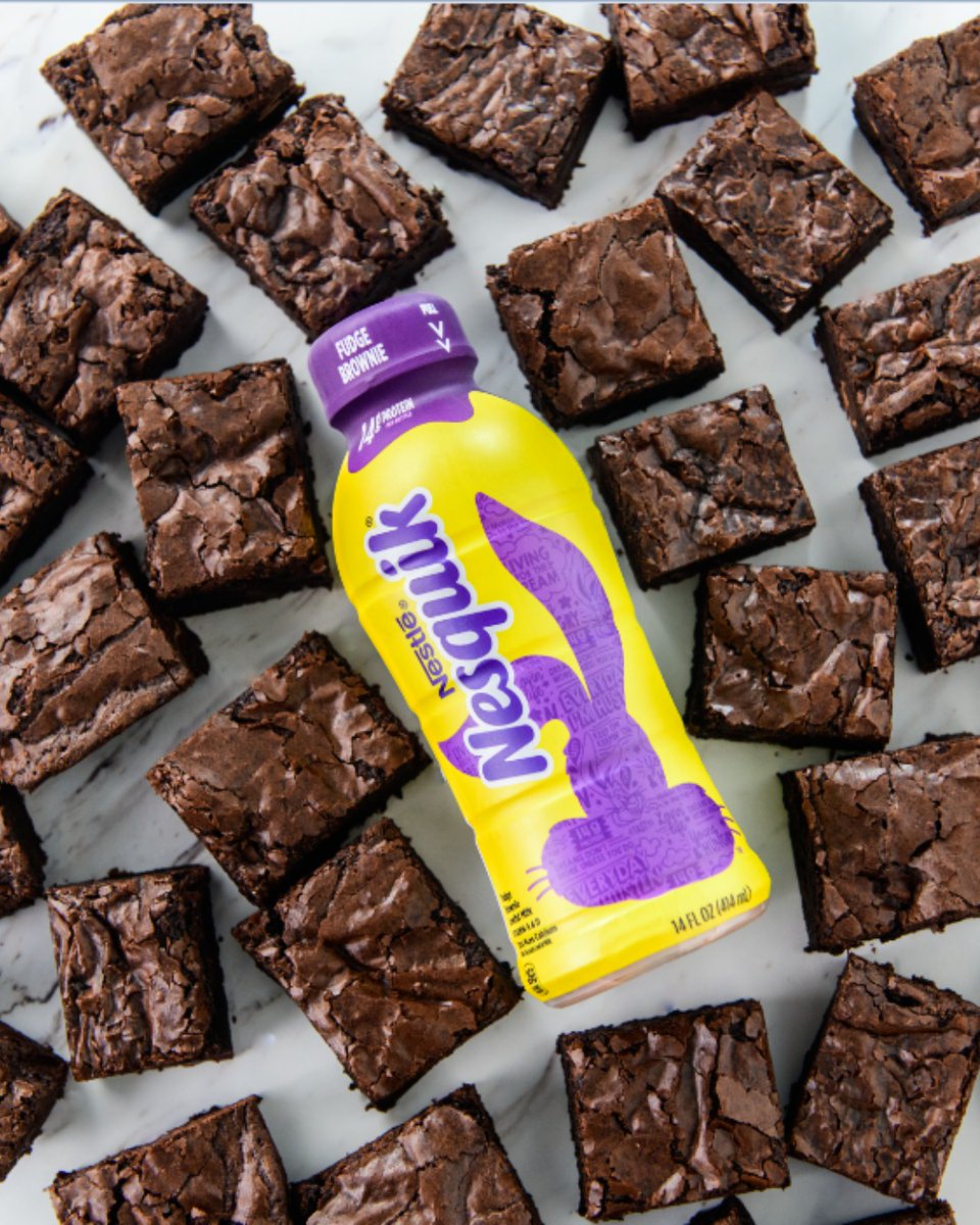 Nesquik on Twitter "It's Fudge Brownie's world, and we're just living