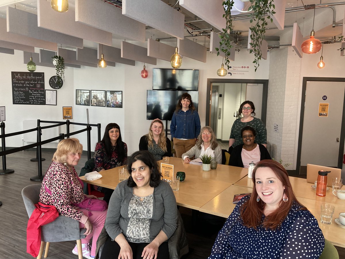 MindsEyeArts's tweet photo. Fabulous few days with the new Mind's Eye trainees!
Thanks @octagontheatre for lovely spaces in which to work, and the company of #TheTimeMachine for our touch tour! https://t.co/LVuDpyKJu4