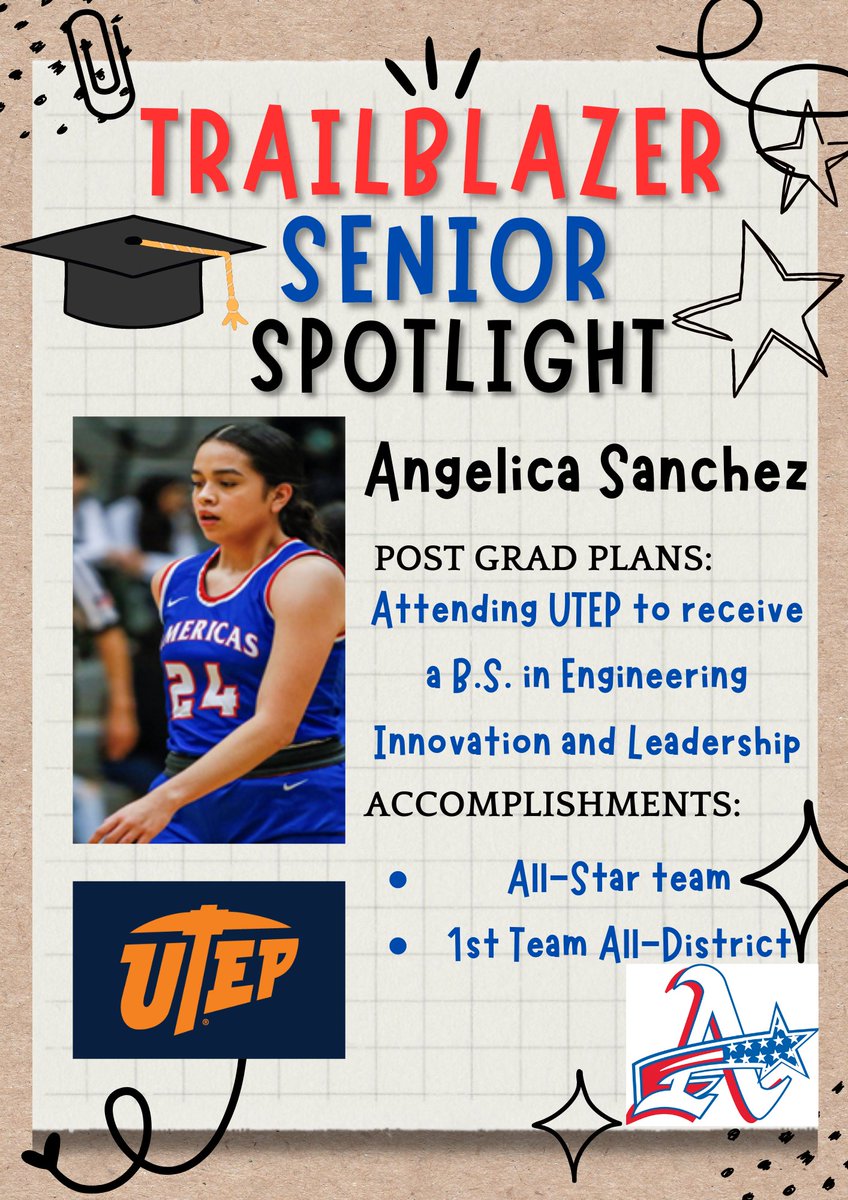 AHS_GoCenter's tweet photo. Senior Spotlight for our amazing Trailblazers!!! 💙❤️🥳 We are so proud of all your accomplishments!!! 🧑‍🎓👩‍🎓 #TeamSISD @Americas_HS https://t.co/VeEOROiL7M