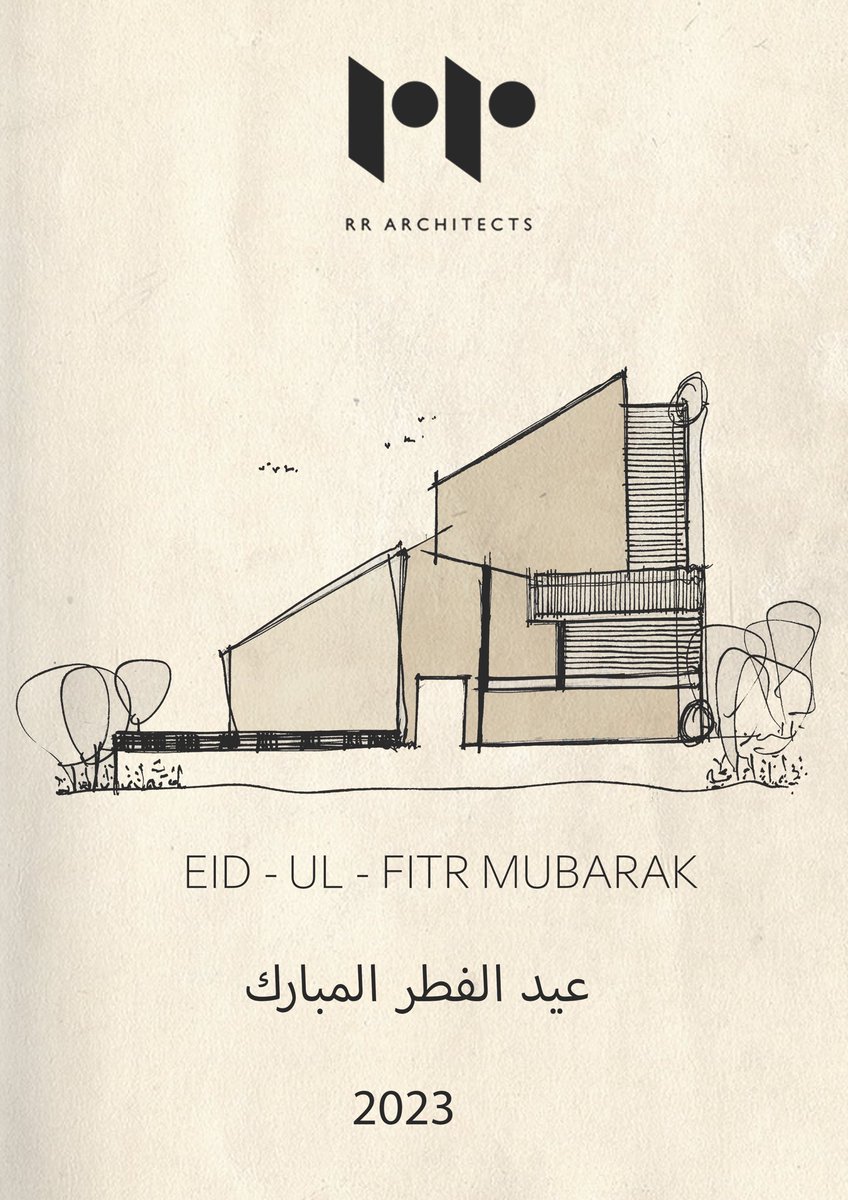 RR_ARCHITECTS's tweet image. On this auspicious occasion of Eid, we wish you the most magnificent opportunities and the most impressive success stories with Allah's bless.
نتمنى لكم عيد فطر مبارك جميعاً
rrarchitects.sa
#architecture #architecturedaily #architecturemodel #عيد_الفطر #عيد