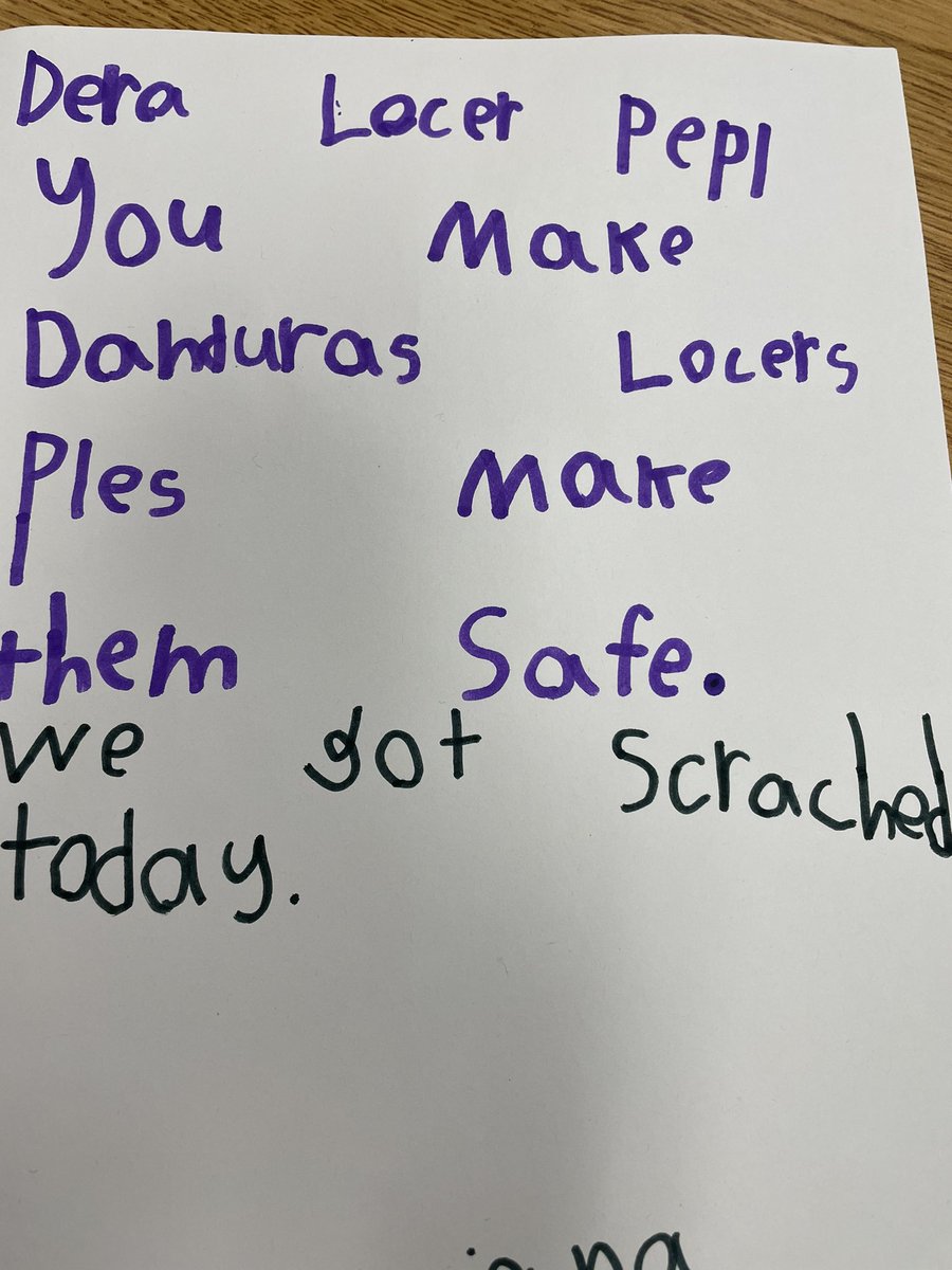 MrsHoffmann1's tweet photo. Ok locker people, can you please make lockers that donโt scratch first grade students? #littlepeopleproblems https://t.co/qOQthGqVAb
