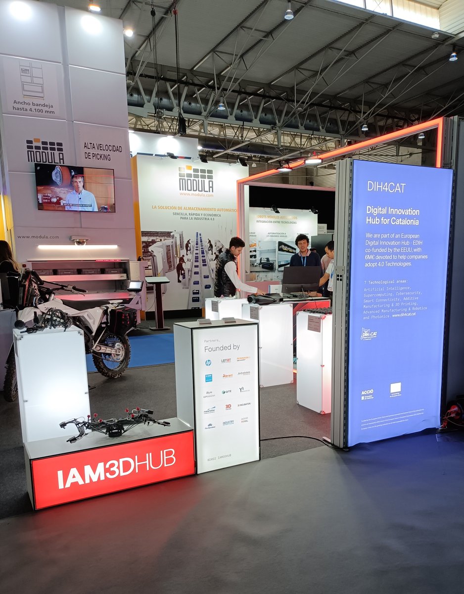 icamcyl's tweet photo. 📅 #interreg SMARTY consortium assisted to the Advanced Factories Expo &amp; DFactory Centre in #Barcelona
✅ @icamcyl  had the opportunity to get closer to the latest #technologies in #automatization and #digitalization of the #industry 🖥

👍An unbeatable way to finish  a #project! https://t.co/eaLXkR6sxQ