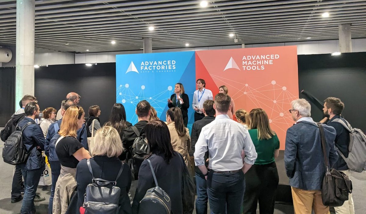 icamcyl's tweet photo. 📅 #interreg SMARTY consortium assisted to the Advanced Factories Expo &amp; DFactory Centre in #Barcelona
✅ @icamcyl  had the opportunity to get closer to the latest #technologies in #automatization and #digitalization of the #industry 🖥

👍An unbeatable way to finish  a #project! https://t.co/eaLXkR6sxQ