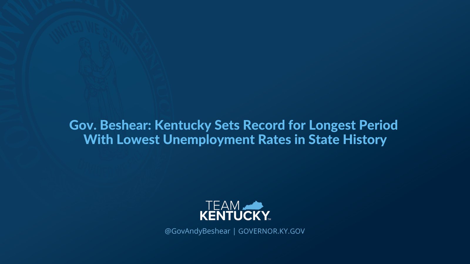 Governor Andy Beshear on X: Today, Gov. Andy Beshear announced