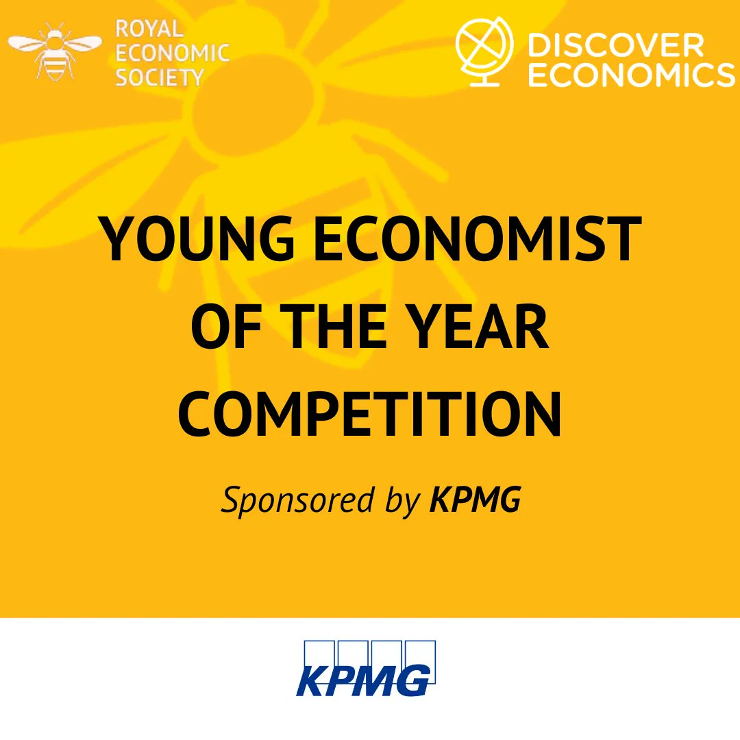 DiscoverEcon's tweet photo. Are you a Yr10–13 student? 

Would you like to be published in @FT? 

We have launched our "Young Economist of the Year" competition, sponsored by @kpmguk, giving you the chance to tackle real-world economic problems.

Click here:  https://t.co/REb8QTsrvO

#competition #alevel https://t.co/TqcfDhlzzO