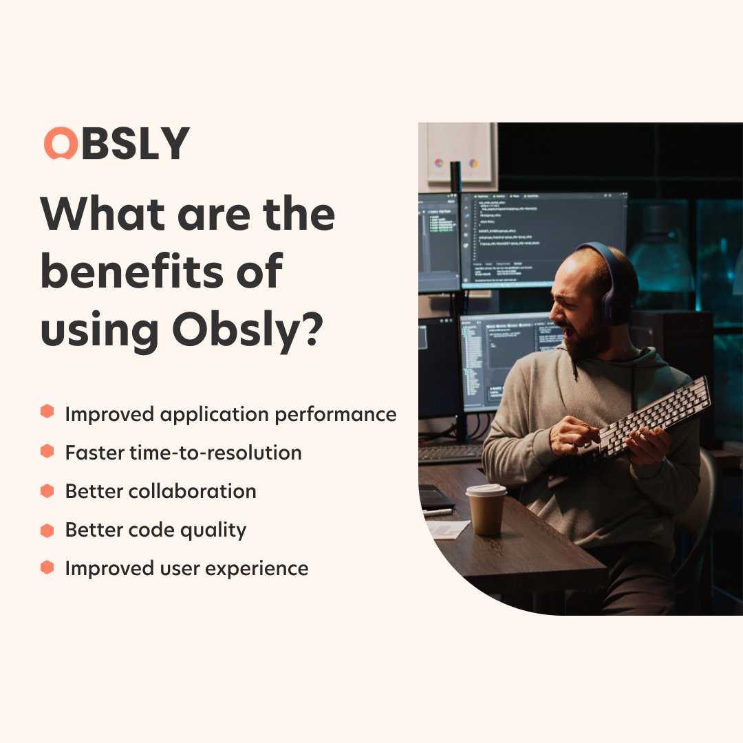 ObslyIO's tweet photo. Looking for…?👇🏼
Improved #appperformance
Faster time-to-resolution
Better #collaboration
Better #code quality
Improved #userexperience
Get started with #Obsly!
https://t.co/0xnoAD5o3k https://t.co/GKoabK75b1