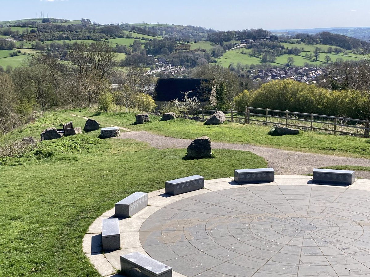 The intriguing StarDisc and calender stones. It's a steep walk to reach them but the views are glorious. <a href="/TheStarDisc/">StarDisc Wirksworth</a> #Wirksworth #Derbyshire