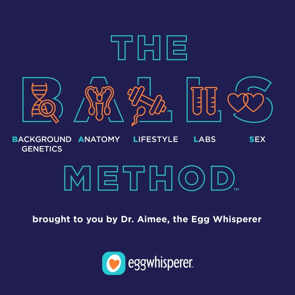 _EggWhisperer's tweet photo. It takes three things to make a baby at home: egg, sperm, and open fallopian tubes. Today on the podcast, I’m sharing The BALLS Method, an easy way to remember what to do if your sperm count is low: https://t.co/SpwEPOIZXG
#BALLSMethod #ttc #malefertility #eggwhisperershow https://t.co/hnHzNmnVCf