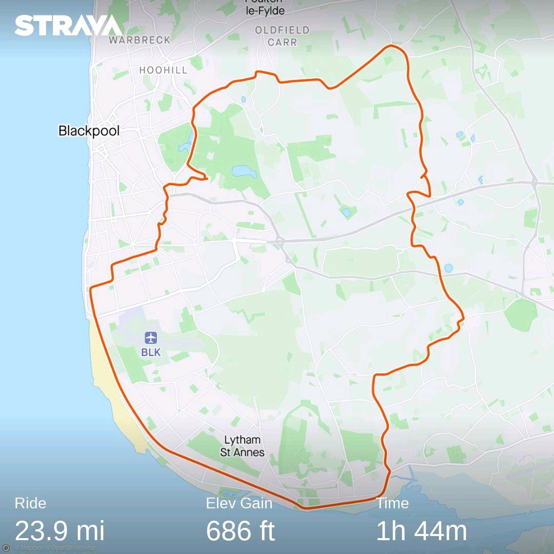 meatybeefy01's tweet photo. 10 months after an accident and resulting surgery. Finally back on the bike and yes it was hard. Training now for Manchester to Blackpool charity bike ride. @BlueSkiesFund @BlackpoolHosp #NHSPorter

Check out my activity on Strava: https://t.co/s7Du2qCePu https://t.co/Cca5OwoENx