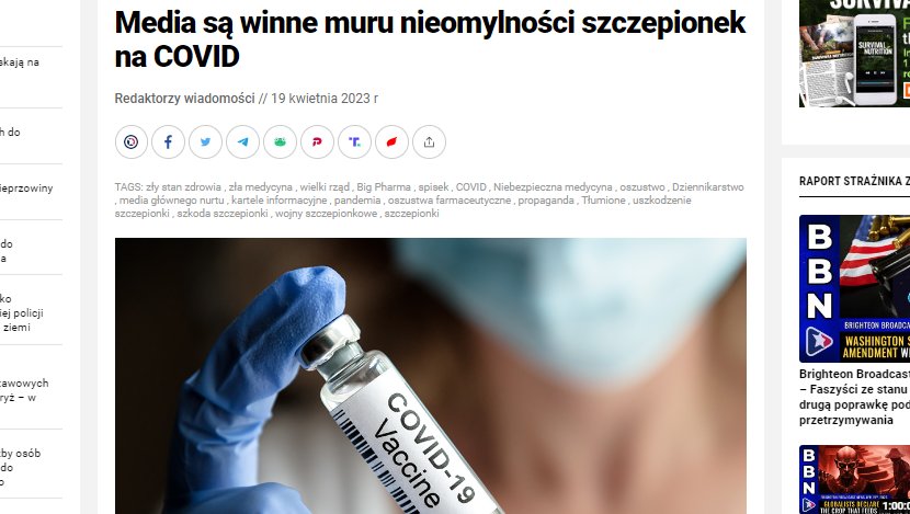 Qrwy z @MZ_GOV_PL czytać gnoje!
Ściana zapory w końcu pękła.Wydaje się,że w USA i Australii rozdział milczenia dotyczący zgłaszania urazów spowodowanych💉C-19 został zatrzaśnięty,w dużej mierze dzięki znakomitej serii raportów Christine Middap w australijskim  wydaniu.