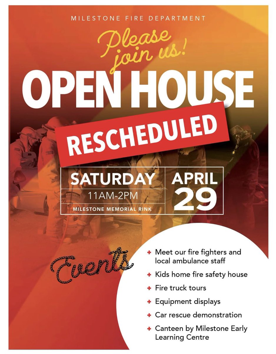 Milestone fire dept tweet media