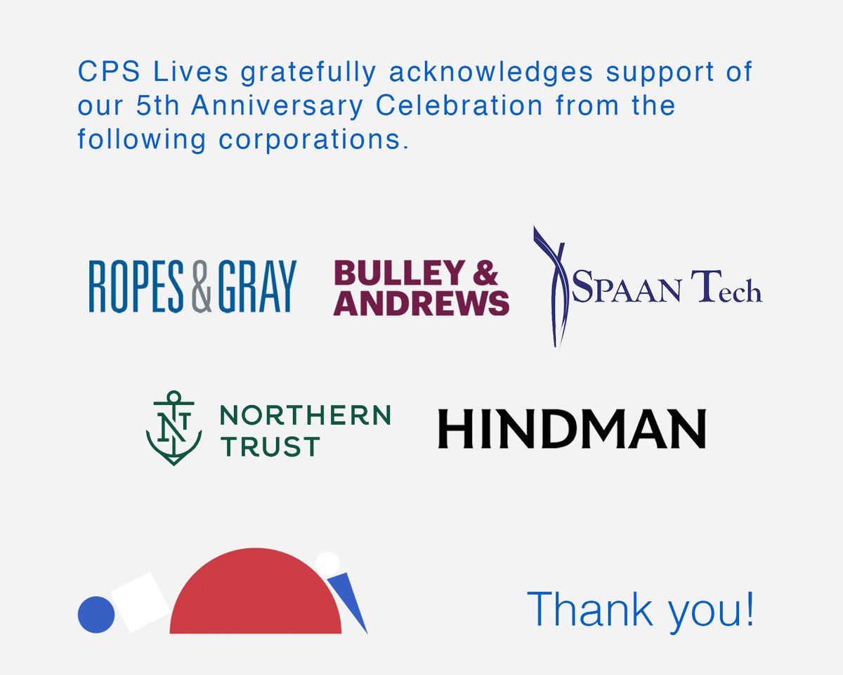 CPS_Lives's tweet photo. We are beyond excited to celebrate our 5th Anniversary with you this Wednesday, April 26th, at The Arts Club of Chicago! ✨ Thank you to our sponsors for supporting us as we commemorate this significant milestone! 🎉🥂

Click the link in our bio to purchase tickets. https://t.co/i5X8N3SNbC