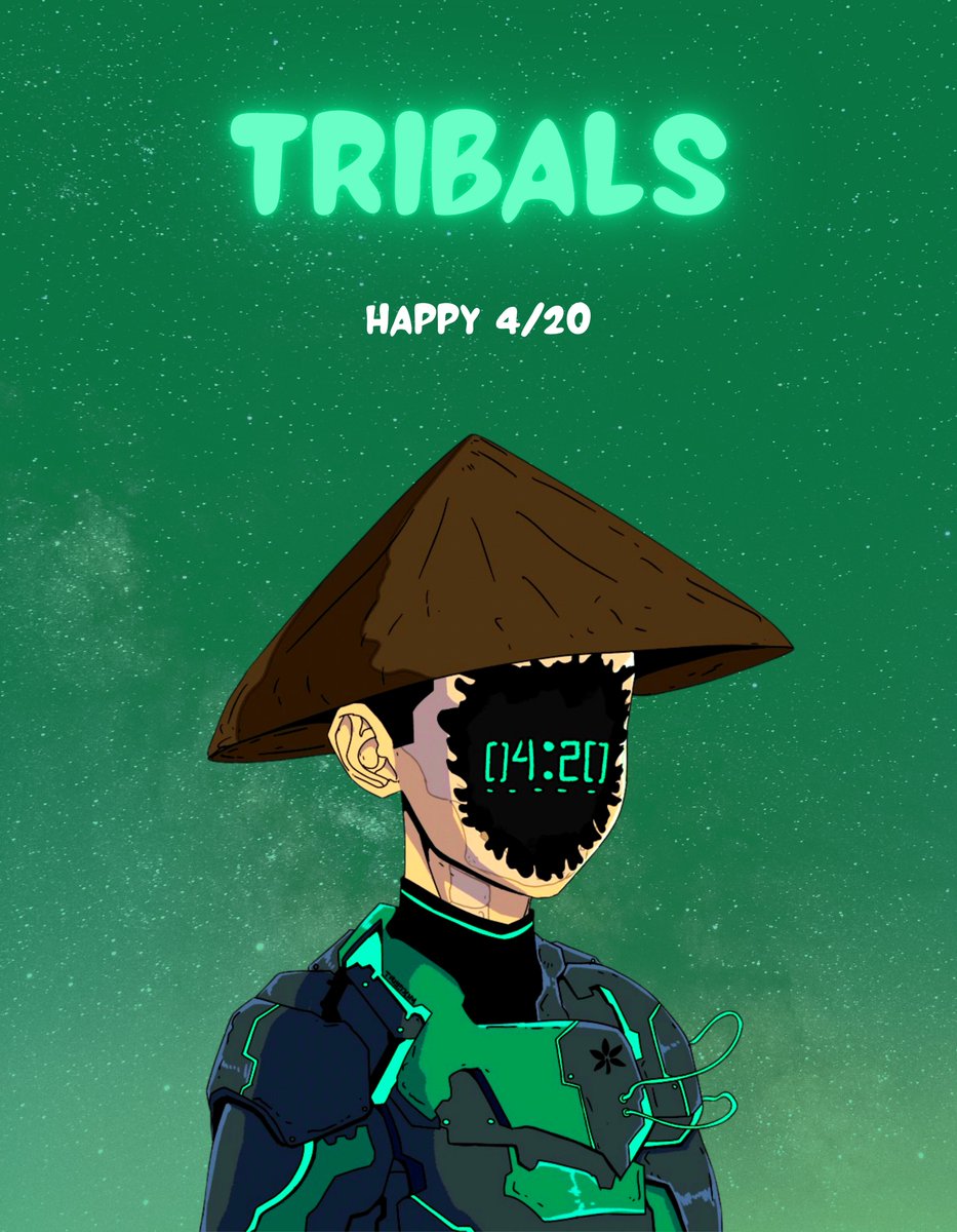 WizzlWizzle's tweet photo. Happy 4/20 my green family 🌱

Tribals Green Paper is now live in the discord 👇

https://t.co/n5rxmtUSxv

Tick Tock Green Chip O’Clock 🕧🟩 https://t.co/cbydRT3cpa