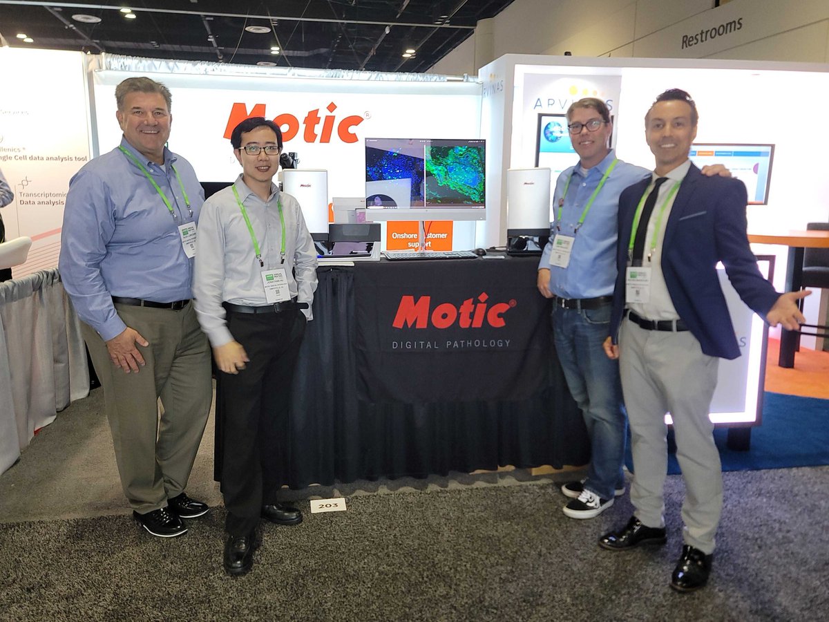 We're thrilled to have received an overwhelming amount of interest in our new #MoticEasyScanOneFL fluorescence scanner at #AACR2023!

For more information about our Early Access Program for MoticEasyScan One FL, click the link below.  
bit.ly/41EConX