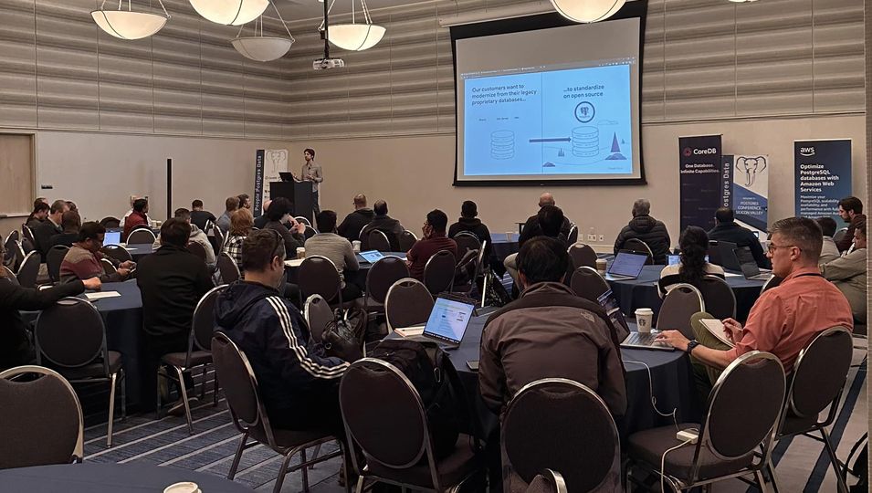 PostgresConf (@postgresconf) on Twitter photo First keynote of the day from Emir Okan of @GoogleCloud presents AlloyDB, a fully managed PostgreSQL compatible database service.
Walk-up registrations Postgres Conference Silicon Valley are still available! Learn more
postgresconf.org/conferences/SV…
#postgres <a href="/PostgresWorld/">PostgresWorld</a> First keynote of the day from Emir Okan of @GoogleCloud presents AlloyDB, a fully managed PostgreSQL compatible database service.
Walk-up registrations Postgres Conference Silicon Valley are still available! Learn more
postgresconf.org/conferences/SV…
#postgres <a href="/PostgresWorld/">PostgresWorld</a>