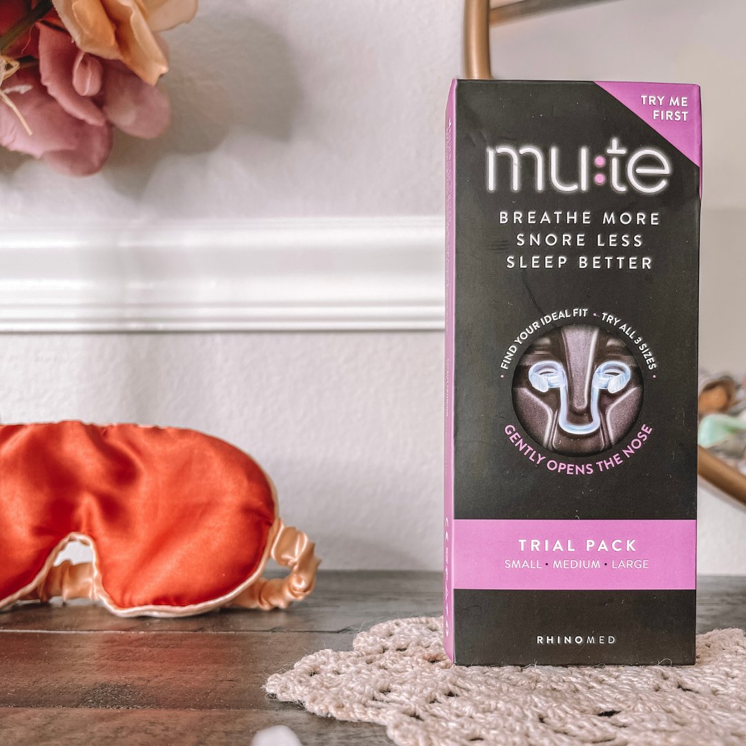 Spice up your night. Mute nasal dilators help you breathe more, snore less, and sleep better. Shop now at bit.ly/3dvJYxA