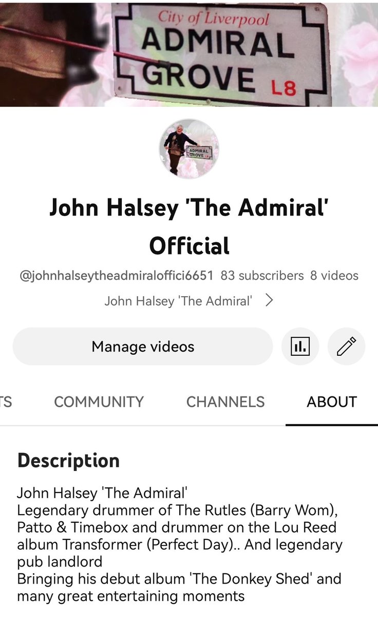 PhilActionJack's tweet photo. The extraordinary life of John 'The Admiral' Halsey is slowly unfolding over on his YouTube channel.. Lots of stories through new interviews and talk of the new album The Donkey Shed https://t.co/Zc3ldZ9Sp5 #rutles #johnhalsey #barrywom #music #neilinnes #donkeyshed @LouReed https://t.co/ylrwMEWXNn