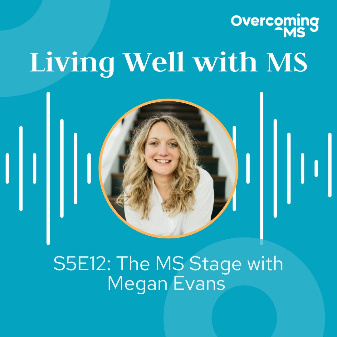 OvercomingMS's tweet photo. The latest episode of #LivingWellwithMS is out now!
This episode, @GeoffAllix meets founder of ‘The MS Stage’, Megan Evans. They spoke about positive self-talk and ended the episode with a guided #meditation
🎧Listen here: https://t.co/6YwYTdXex8 or on your usual #podcast app! https://t.co/xTEHVdXC5p