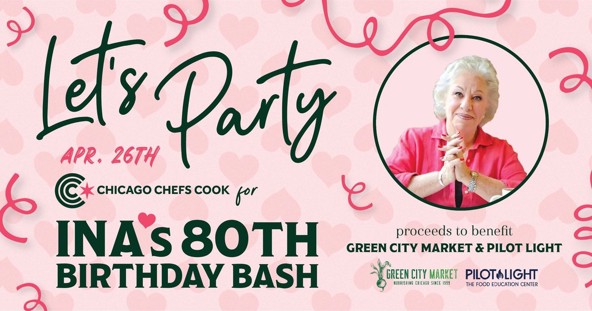 Lisa_Fielding's tweet photo. The #Chicago culinary community will join together next week to honor the legendary “Breakfast Queen” #InaPickney! Coming up @WBBMNewsradio how Chicago Chefs Cook will be giving back to two local charities. @GreenCityMarket @pilotlightchefs @SarahStegner @PrairieGrass847 https://t.co/GDscZjBkts