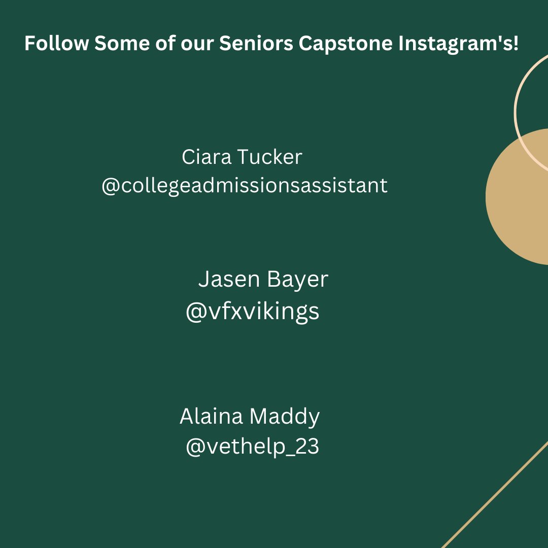 MSJCOM's tweet photo. We would love for you to follow some of our Seniors Capstone Instagram's! They are doing a great job! https://t.co/cNdKo7Bdn9