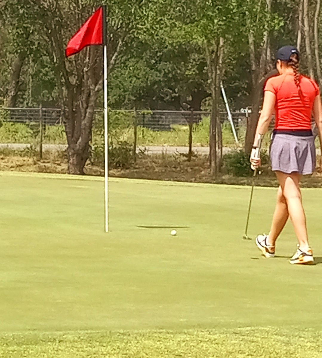 ClayStrealy's tweet photo. Birdie on #7after a great tee shot! Let's go, @Makayla14_s! https://t.co/RJBmDBveSn
