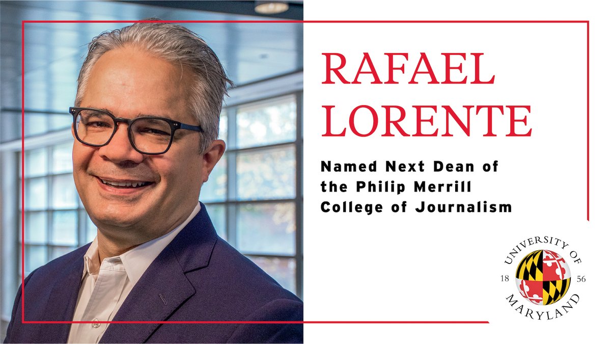 We are thrilled to share that #UMD has chosen Rafael Lorente to be our next dean! @ProfLorente, a #merrillmade alum, will succeed Dean Lucy Dalglish on July 1. He has been our associate dean for eight years. Congratulations, Rafael! 

MORE: go.umd.edu/DeanLorente