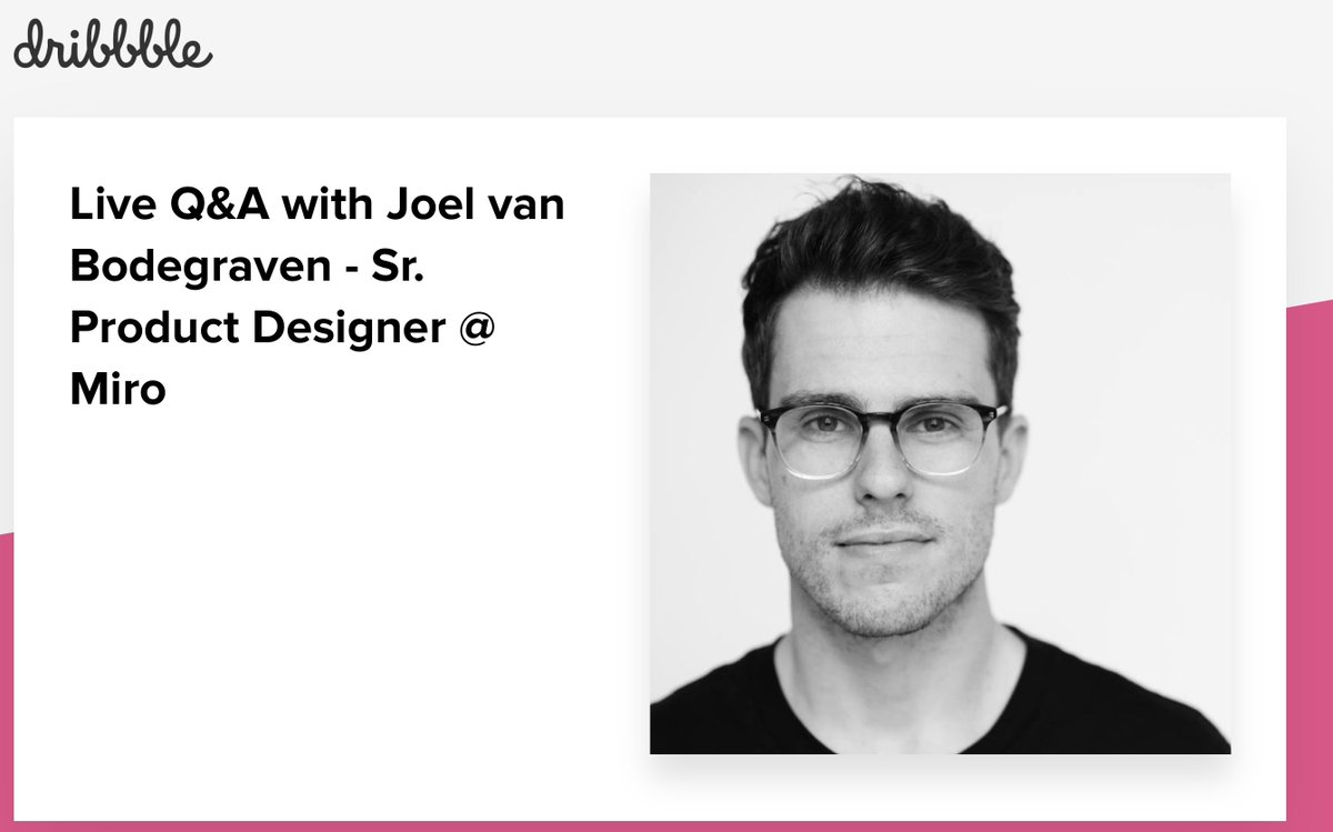 marsartist's tweet photo. Thank you @Dribbble for hosting mentor @Jvb_nl Joel - Senior Product Designer at Miro - for the interactive Career Prep Q&amp;A! I appreciated your industry insights and feedback regarding time management. ~Gracias mil #productdesign #ux #dribblePortfolioCareerPrepCourse #dribbble https://t.co/NBdfIx8DgB