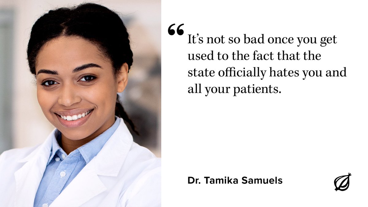 The Onion on Twitter "ObGyns Describe What It’s Like Working In Texas