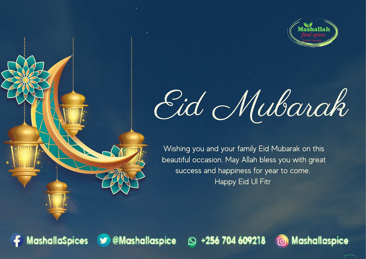 MashallaSpice's tweet photo. #EidMubarak #EidAlFitr2023 https://t.co/6teQgbFoWX