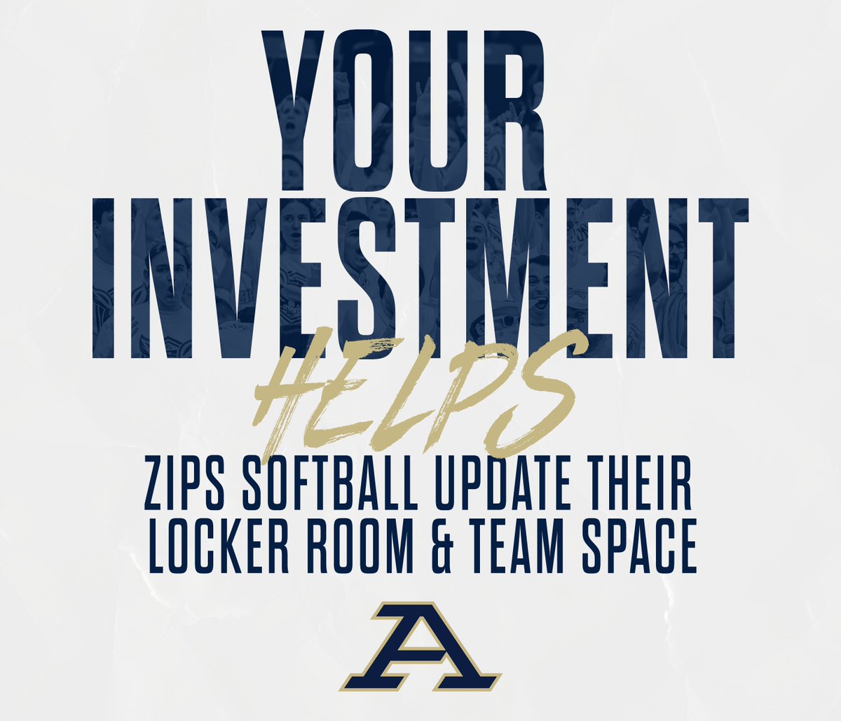 Zips Softball's greatest need is facility &amp; equipment upgrades. 🥎
Help us achieve our goal by making a gift! 
Invest Now👉 bit.ly/3mlbAtH 

#GoZips l <a href="/AkronZips/">Akron Zips Athletics</a> l @ZipsAthClub l 🦘