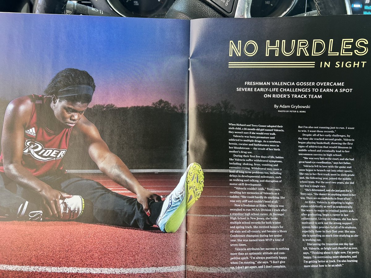 Check it out, <a href="/Barnegat_HS/">Barnegat High School</a>!
<a href="/RiderUniversity/">Rider University</a>/<a href="/RIDERATHLETICS/">Rider Athletics</a> alumni magazine cover story.
👍🏻