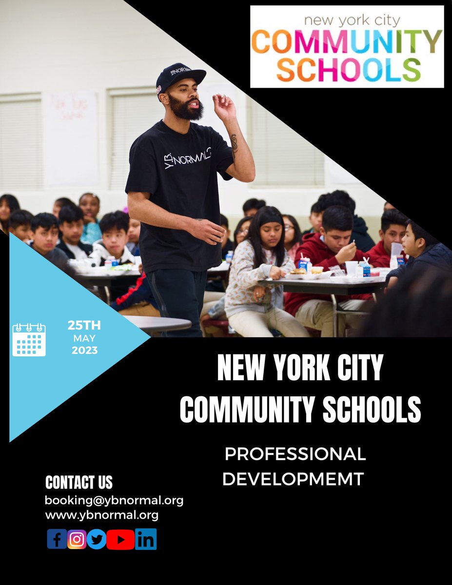 YBNormal2016's tweet photo. Another one 🗣️
I’m super honored that I get to serve and speak to educators in New York next month for a professional development session. Let's get it.
Visit or book⬇️
https://t.co/YAB4XBeqf6
Y.B.Normal? When you can be extraordinary!
#ybnormal
#professionaldevelopment https://t.co/TPnCNjs0w4