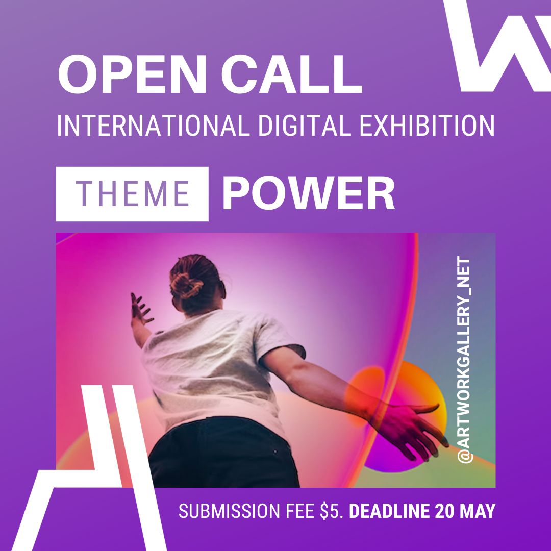 ArtworkGalleryM's tweet photo. Open Call: International digital 3D exhibition Power
https://t.co/1kvXiiZkI9

#opencall #opencallforartist #opencallforartists #internationalexposure #internationalexhibition #digitalexhibition #exhibitor #exhibitionart #callforartists #callforart #artopportunity #emergingart https://t.co/nybuc8QmVY