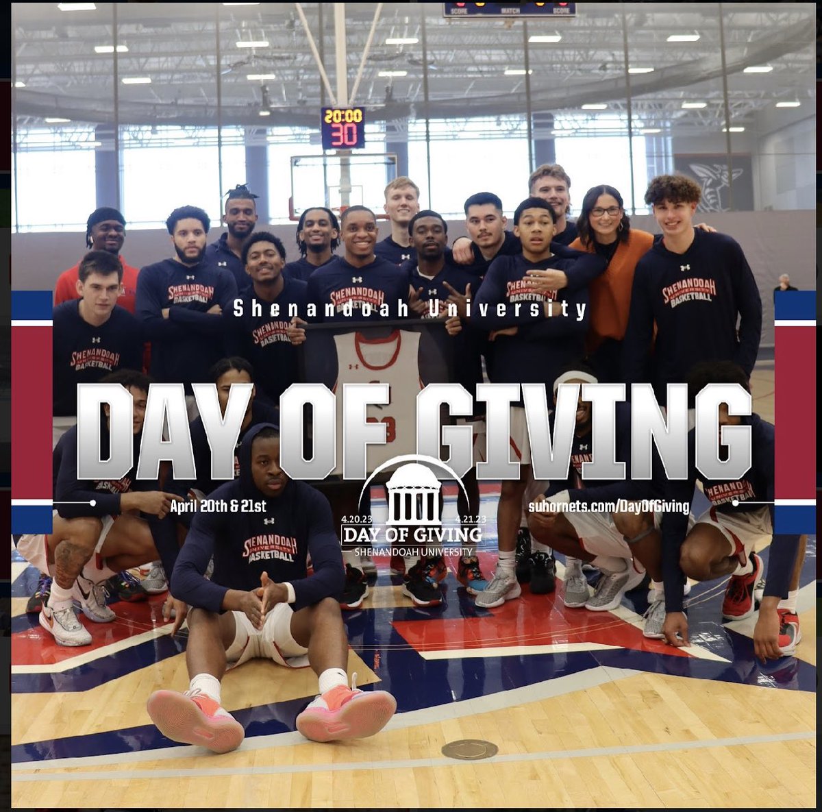 <a href="/ShenandoahU/">Shenandoah University</a> Day Of Giving! Please consider supporting our Men’s Basketball Program.   Any level of support helps! Go Hornets!! #SUDayofGiving