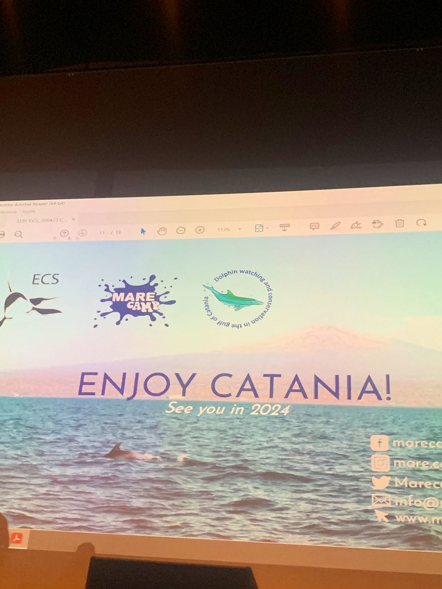 …and #ECSconference2023  🐬🦭🐋is over. Thank you for your time volunteers. 
…and welcome Catania 2024! Good luck @Marecamp_CT