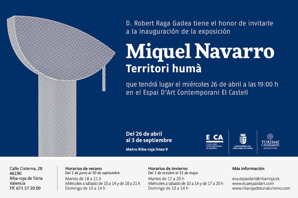 Romandelacalle's tweet photo. EL CASTELL / ESPAI D'ART CONTEMPORANI DE RIBA-ROJA DEL TÚRIA presenta una col.lecció d'obres de MIQUEL NAVARRO --escultures, dibuixos, maquetes, estudis i propostes públiques--, baix el títol de TERRITORI HUMÁ. (Abril-Setembre 2023). https://t.co/WDvplsxxtB