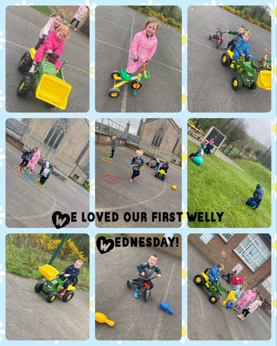 The boys and girls in Reception and P1 had a great time during their first Welly Wednesday!!! Lots of fun and lots of learning!!!