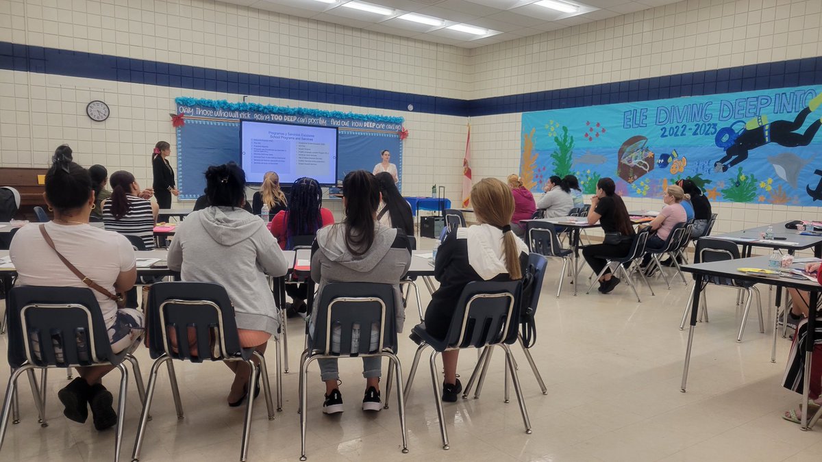 chikagzz's tweet photo. Full house today at Egypt Lake!  ELL Parents participated in an informational meeting about resources avaliable for them. @HCPS_FACE @hcps_eles @hcps_espanol https://t.co/JBmnvcj5Nf