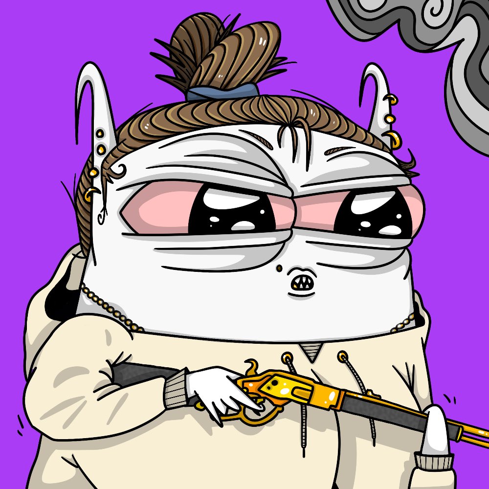 GhostLordsNFT's tweet photo. Itβs 4/20 today & the only thing smoking is the barrel of BECKYβs golden shotty π»ππβ¨π₯π¨β οΈ https://t.co/Hy4f1YtTnd