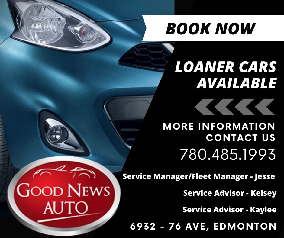 GoodNewsRepairs's tweet photo. We understand how stressful car repairs can be. Here at Good News Auto we strive to alleviate any extra hassle by having loaner cars available for our customers. Currently we have 4 service loaners in our fleet. Call today to speak with our service team to plan your next visit! https://t.co/6tPV3DmP2w
